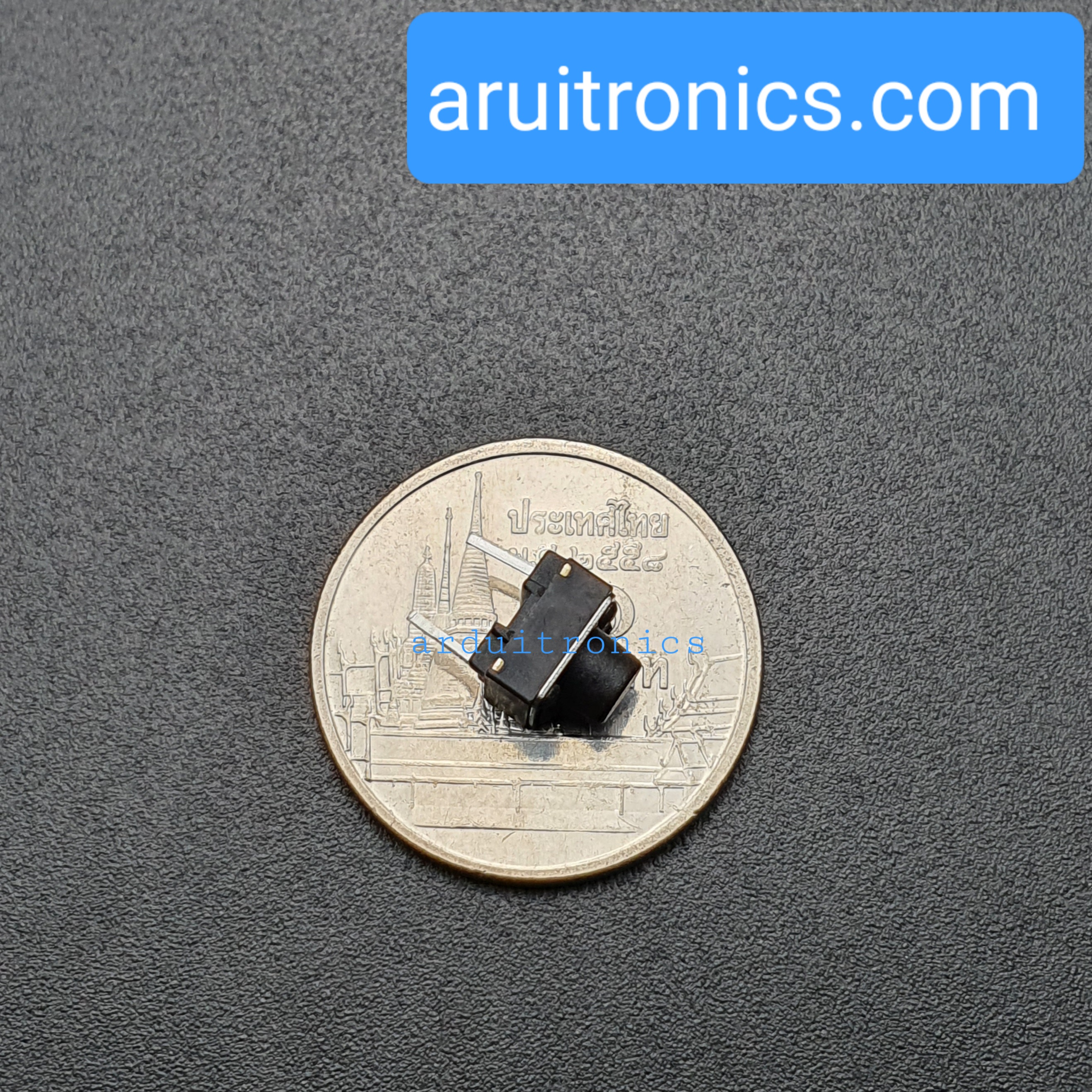 Tact Switch 6X6x6mm ไมโครสวิตช์ กดติดปล่อยดับ 2 ขา (หัวกลม)