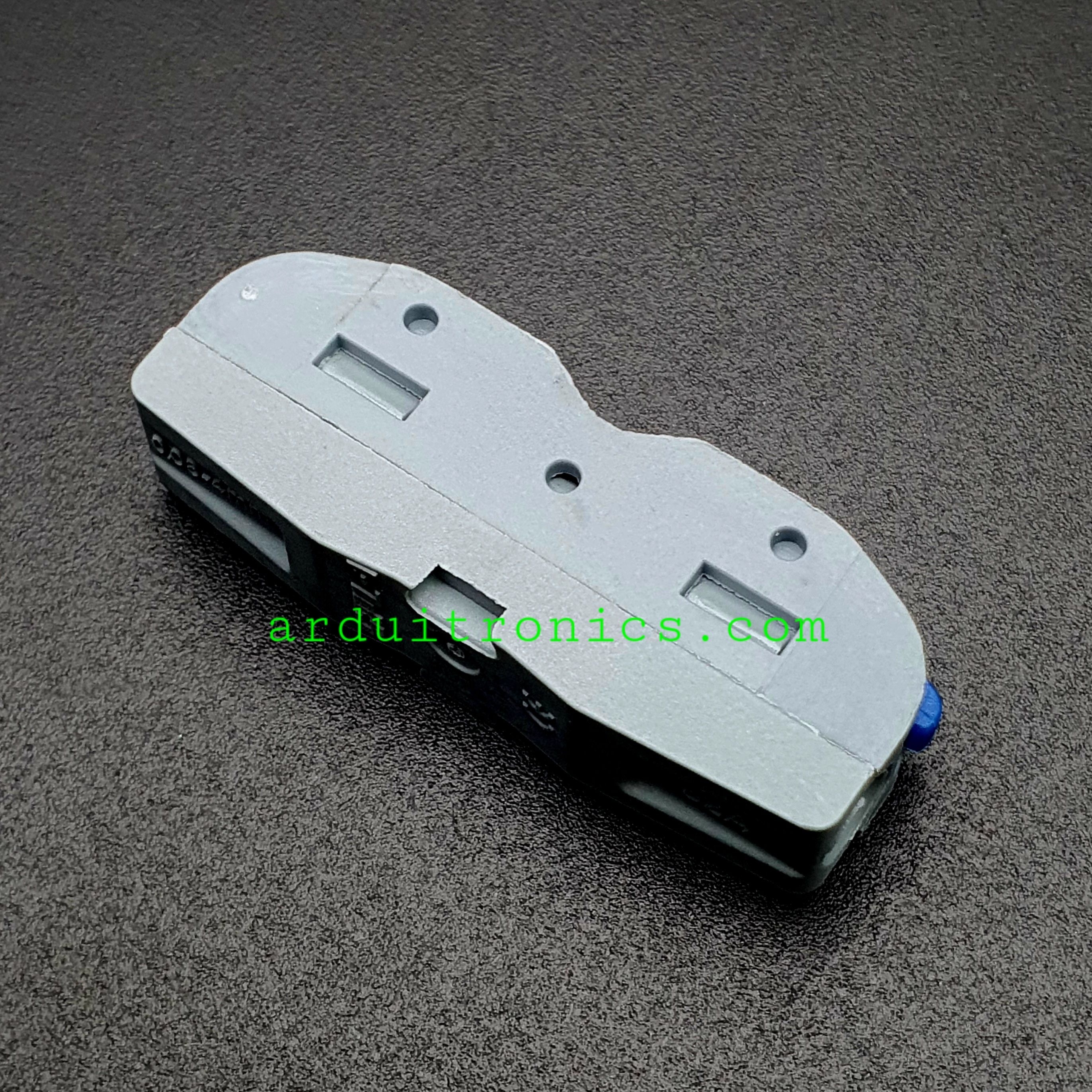 Terminal ต่อสายไฟแบบเร็ว 2 ช่อง (1 in - 1 out) Wire Connector Quick Terminal 0.08-4mm Square Splitter SPL-1 สีน้ำเงิน