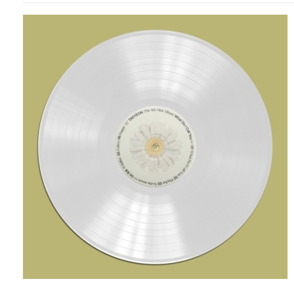 TAEYEON - Mini Album Vol.4 [What Do I Call You] แบบ LP Ver. (แผ่นเสียง)