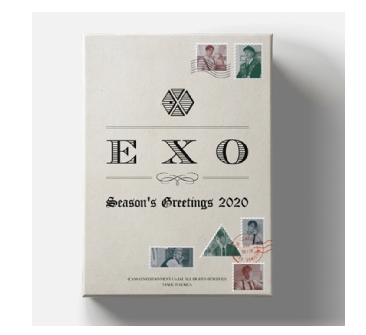 EXO - แบบได้ของแถมพิเศษ จาก k town - Photo card set - Season's Greetings 2020