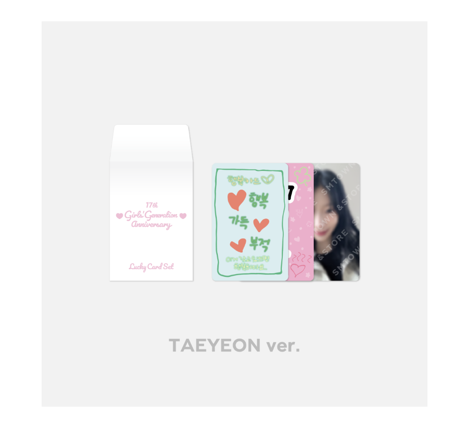 Girls' Generation -Girls' Generation 17th Anniversary MD - Lucky Card แบบ Taeyeon