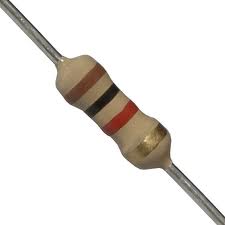Resistor 1K Ohm (1/4W +-5%) แพ็คละ 1000 ตัว