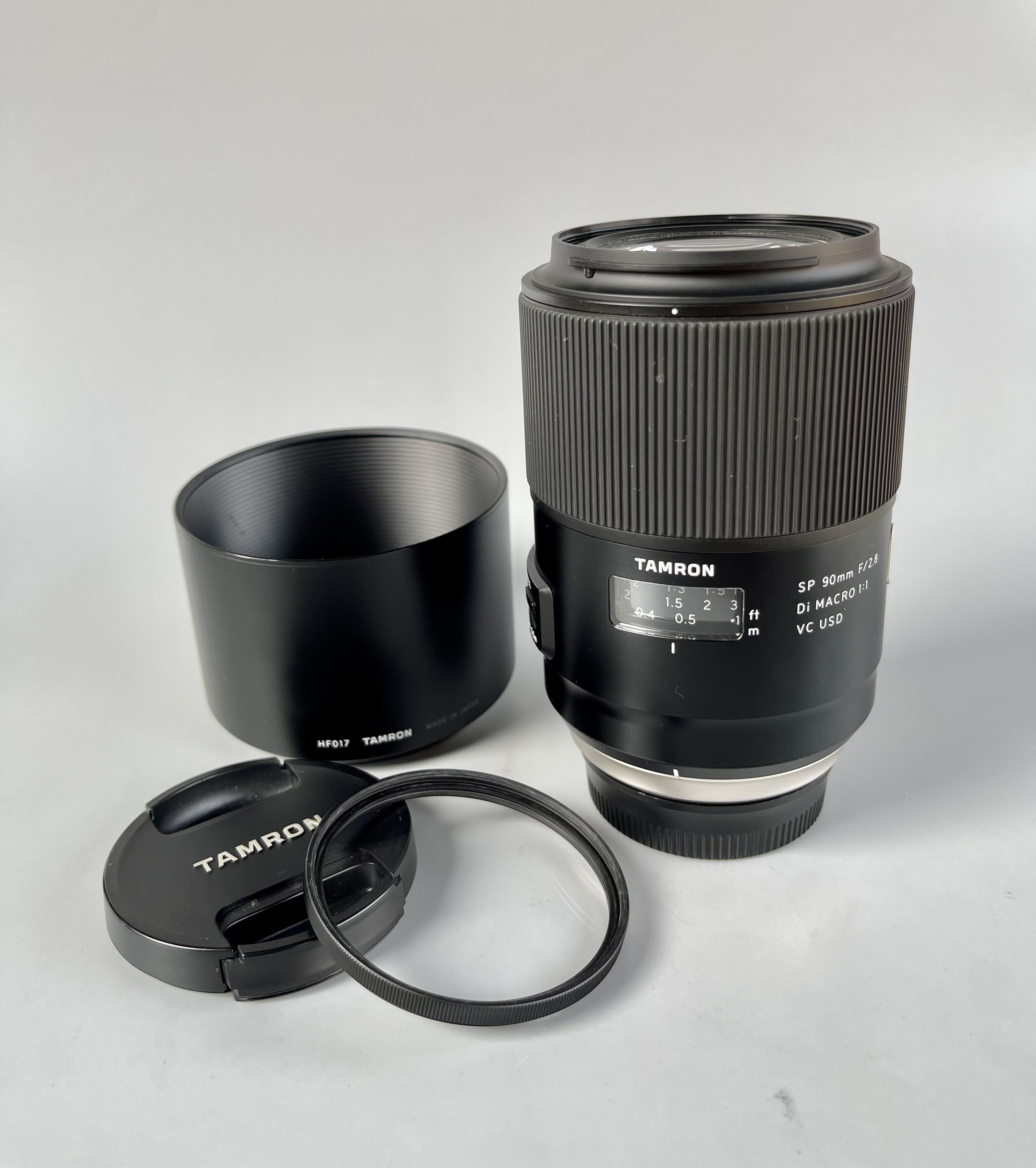 Tamron Lens SP 90 mm.F2.8 Di Macro 1:1 VC USD For Nikon สภาพสวยเหมือนใหม่ไม่มีริ้วรอย ชิ้นเลนส์ใส ไม่มีกล่อง