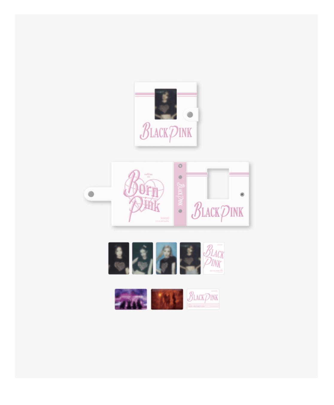 BLACKPINK - BLACKPINK WORLD TOUR MD [BACKSTAGE] ของสะสม BLACKPINK PHOTO BINDER (แฟ้มใส่การ์ด ) ระบุชื่อที่ต้องการ - ส่งเครืองบิน