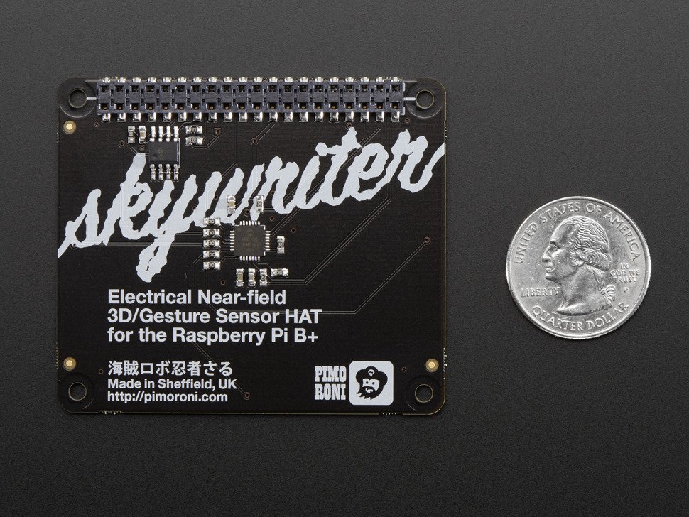 Pimoroni Skywriter HAT - 3D Gesture Sensor for Raspberry Pi (ของแท้จาก Adafruit, USA)