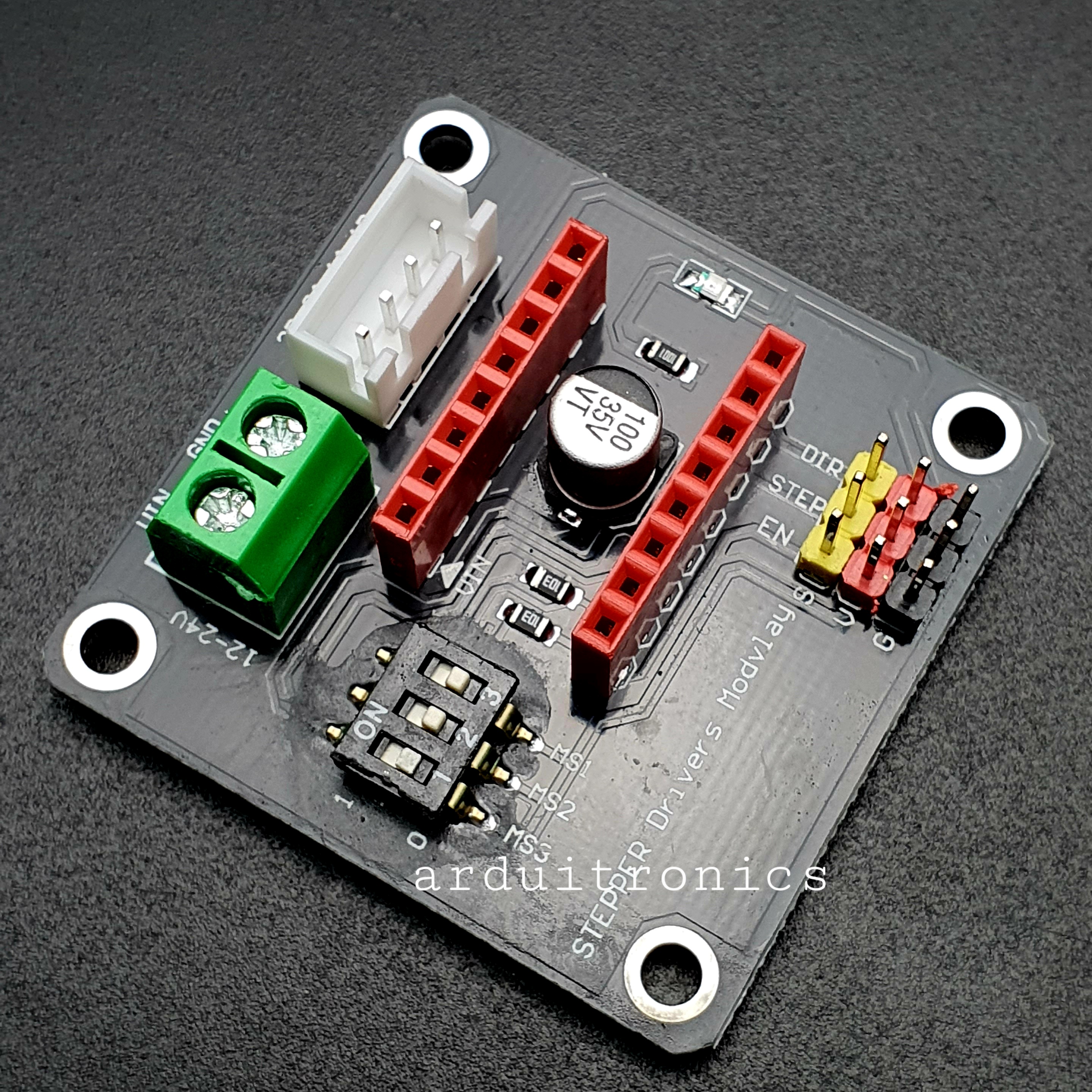 โมดูล 3D Printer A4988/DRV8825 42 Stepper Motor Drive Control Board / Expansion Board Black PCB