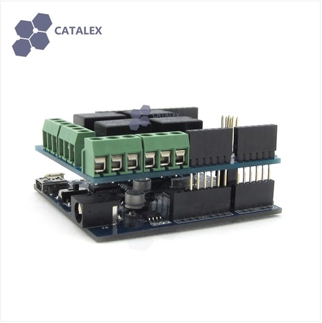 4 Channel Relay Shield for Arduino รีเลย์ 4 ช่อง