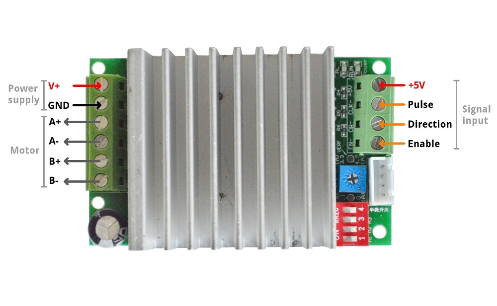 TB6600 Stepper Motor Driver 4.5A / DC12-45V