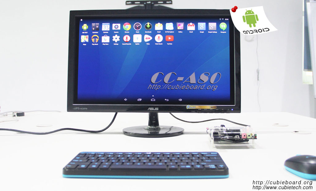Cubieboard CC-A80 + Cubie Case+HDMI Cable+Antenna+Heat Sink+Power Adapter