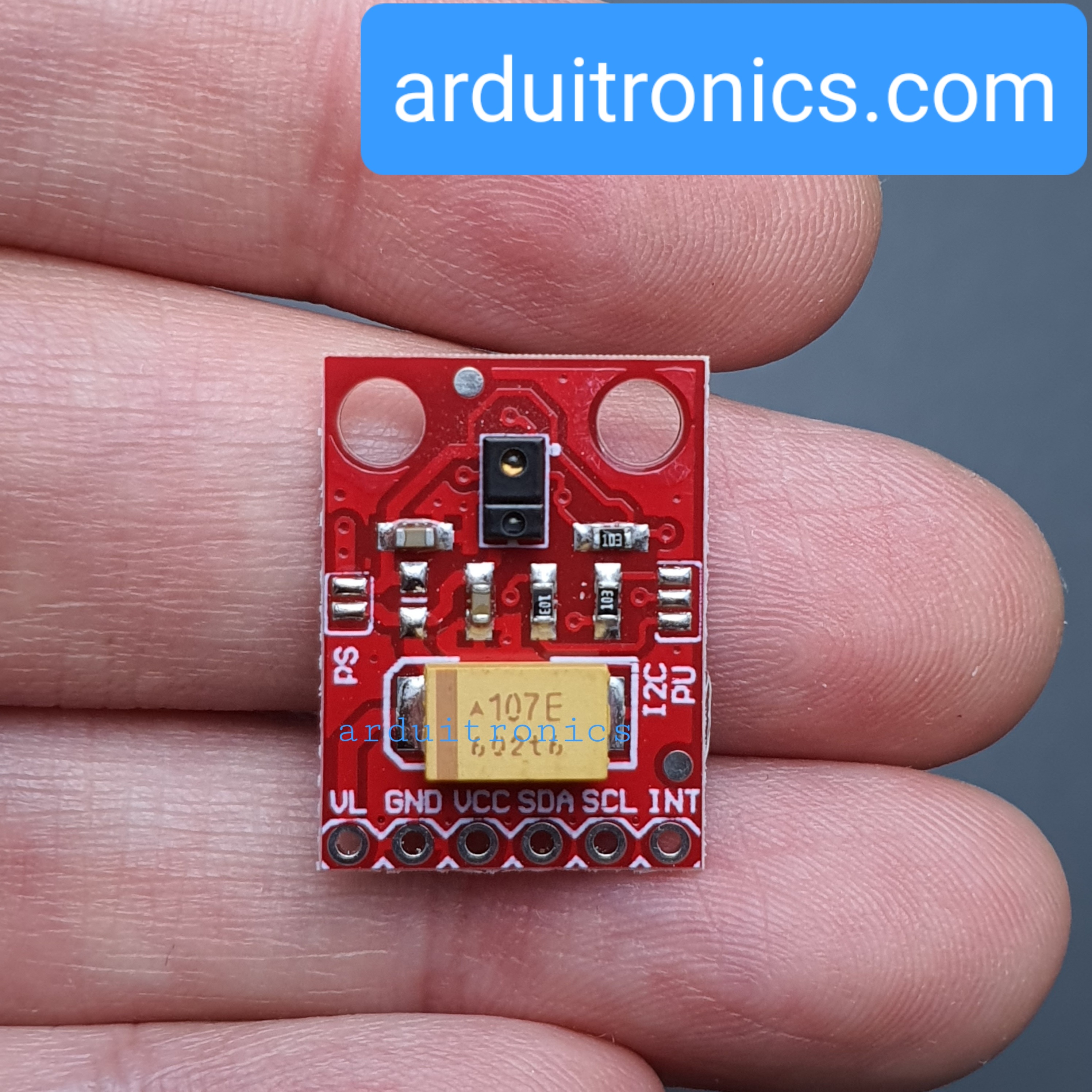 GY-9960 RGB Infrared Gesture Sensing Module เซนเซอร์ตรวจจับสี RGB และท่าทาง (APDS-9960) Red PCB