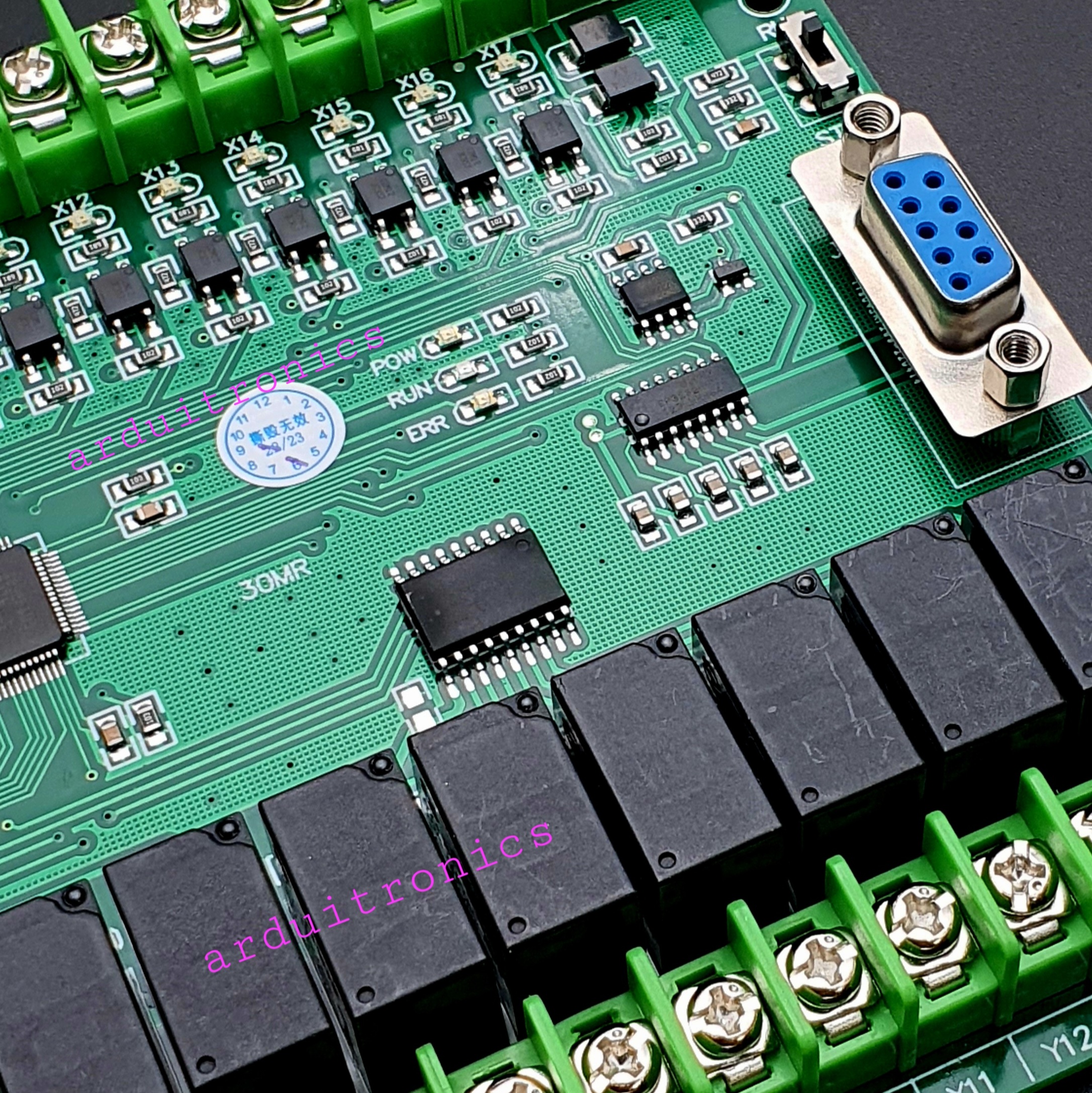 PLC (FX1N-30MR) Green PCB - Arduino, Raspberry Pi, NodeMCU, IoT, Nvidia ...