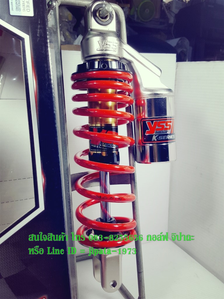 (Click,Mio) โช้คอัพหลังเดี่ยว YSS รุ่น K Series สำหรับ Honda Click,Scoopy i,Mio