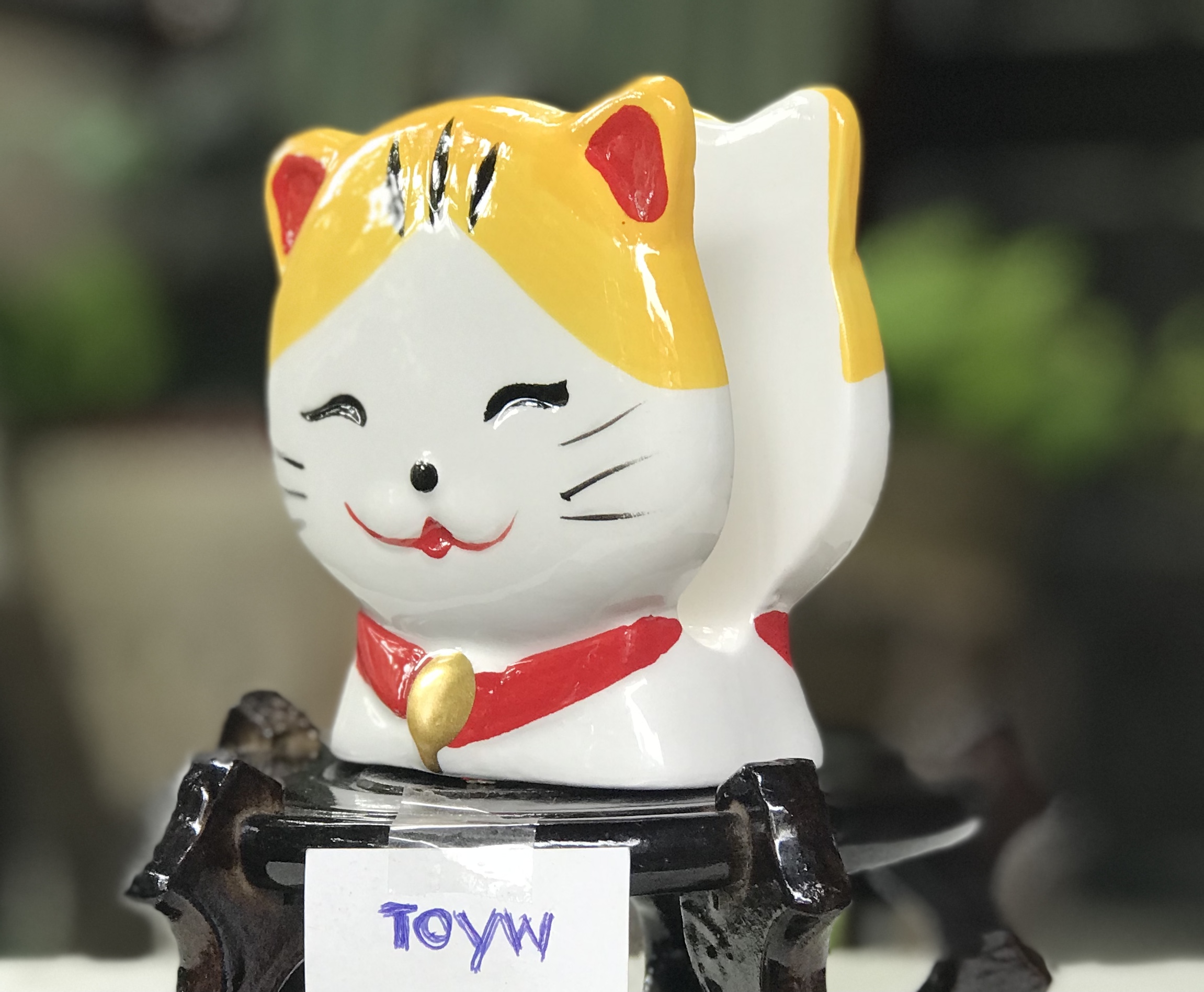 ชิ้นละ 390 บาท ของที่ระลึก ของพรีเมี่ยม Lucky Cat ภัตตาคารอาหารญี่ปุ่นฟูจิ ปี 2024 Napkin Holder แมวเนโกะ แมว Fuji อาหารญี่ปุ่นฟูจิ