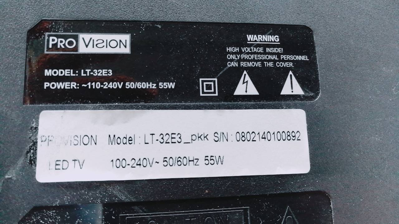 เมนบอร์ด PROVISION LT-32E3_PKK