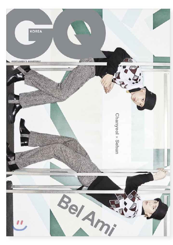 นิตยสาร GQ KOREA 2020.08 หน้าปก EXO-SC แบบ D ver
