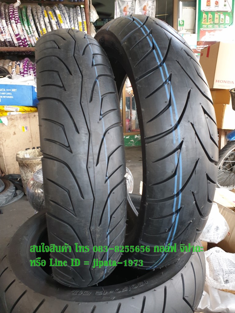 ยางนอก ยี่ห้อ Vee Rubber ติดรถ Honda Click 150 i ขนาดวงล้อ 14 นิ้ว