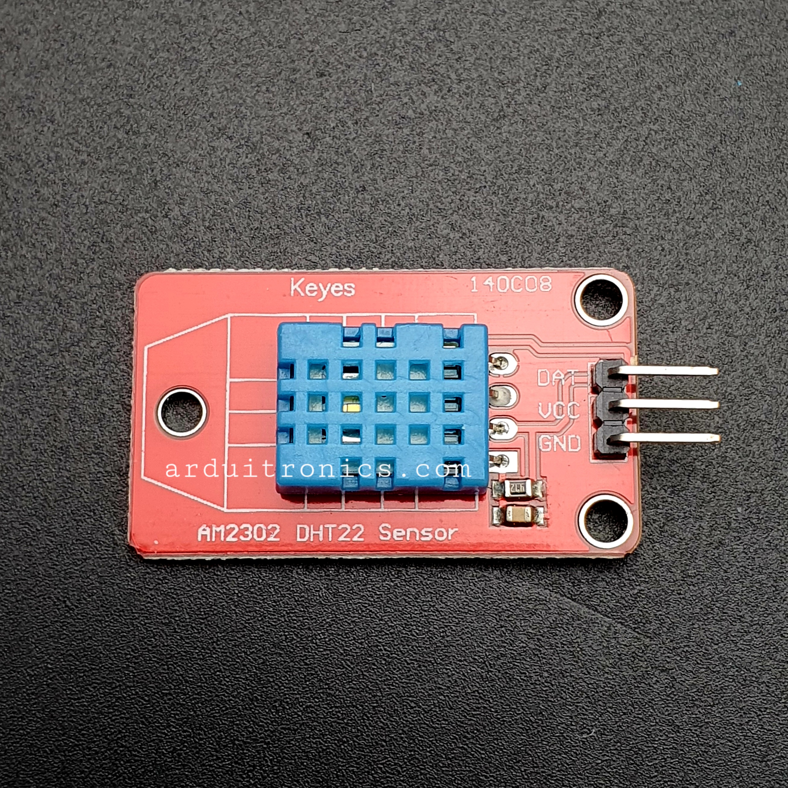 Temperature Sensor (DHT11) Module PCB สีแดง