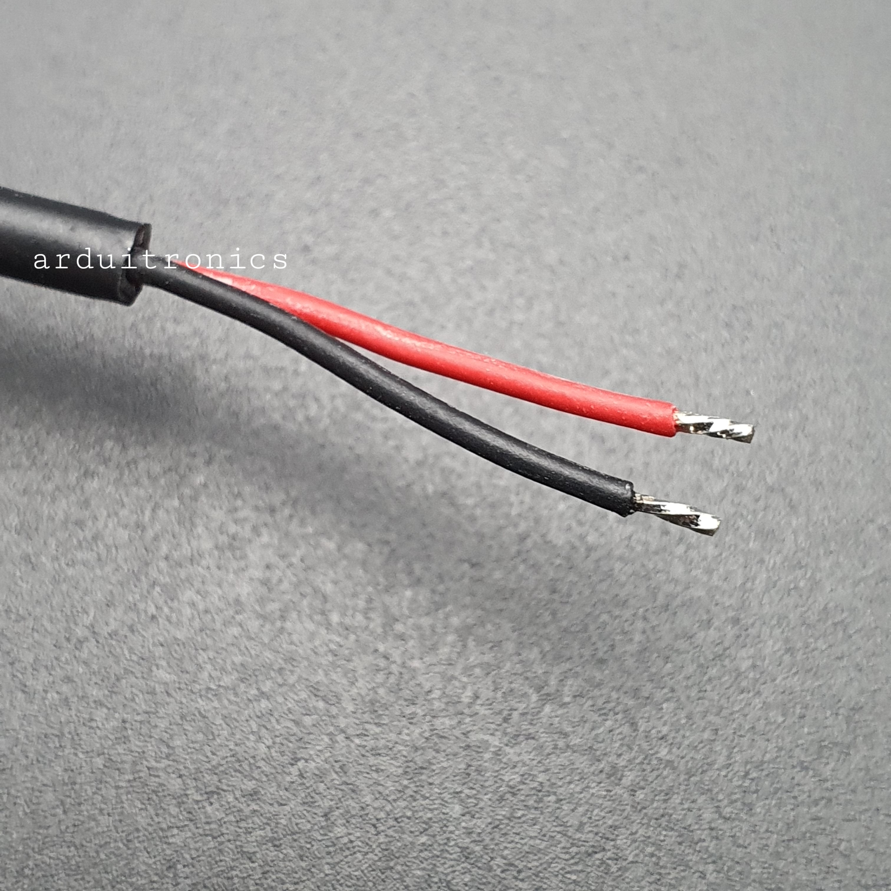 DIY Cable USB Type-C Charging Cable Male Head with 2 Wires 22 AWG สายไฟ Type-C สายไฟชาร์จ หัวตัวผู้ ปลายสายเปลือย สายไฟ 2 เส้น