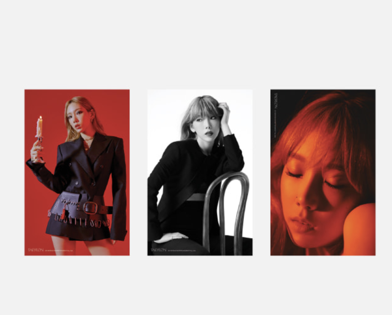 TAEYEON - ของสะสม PURPOSE - 4x6 set