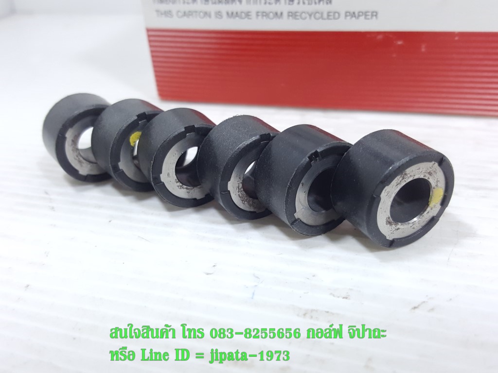 (Grand Filano) ชุดเม็ดตุ้มน้ำหนักเเรงเวี่ยง Yamaha Grand Filano,Qbix,GT125 แท้ (1ชุด มี 6 ชิ้น)