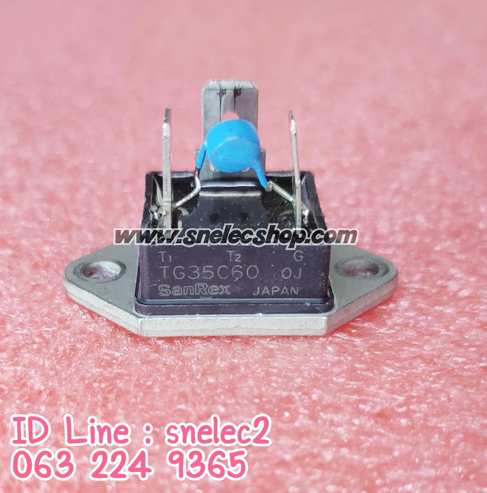ไตรแอคเครื่องทำน้ำอุ่น TG35C60 SanRex TRIAC 35A 600V ของแท้ 100% (ของถอด)