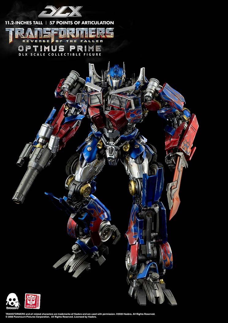Three Zero Transformers: Revenge of the Fallen DLX Optimus Prime