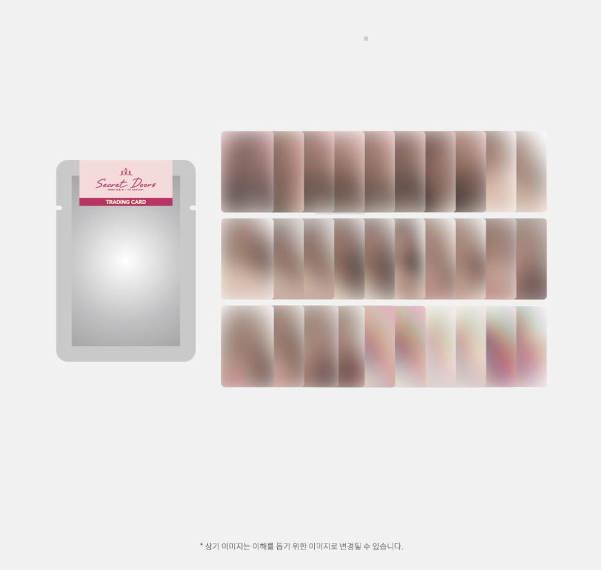 KWON EUN BI -KWON EUN BI 1ST CONCERT [SECRET DOORS] OFFICIAL MD_TRADING CARD 5 ใบ สุ่ม - ส่ง เรือ