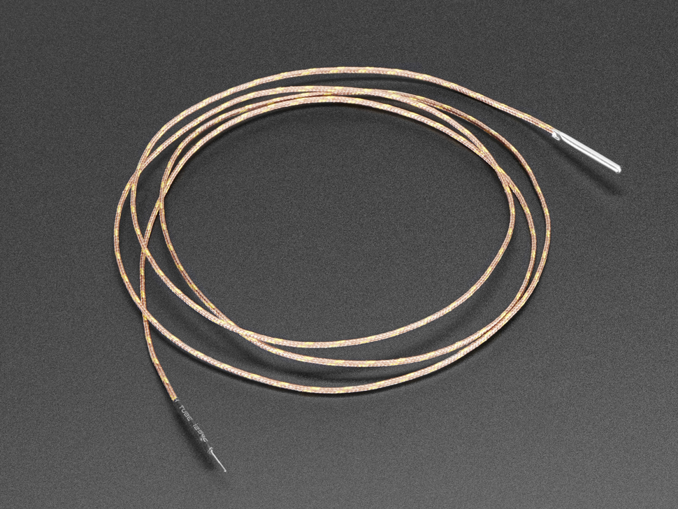 Thermocouple Type-K Glass Braid Insulated Stainless Steel Tip by Adafruit