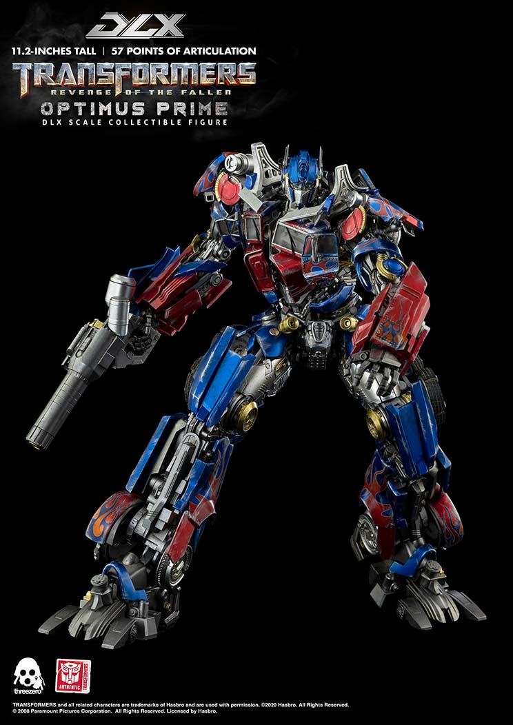 Three Zero Transformers: Revenge of the Fallen DLX Optimus Prime