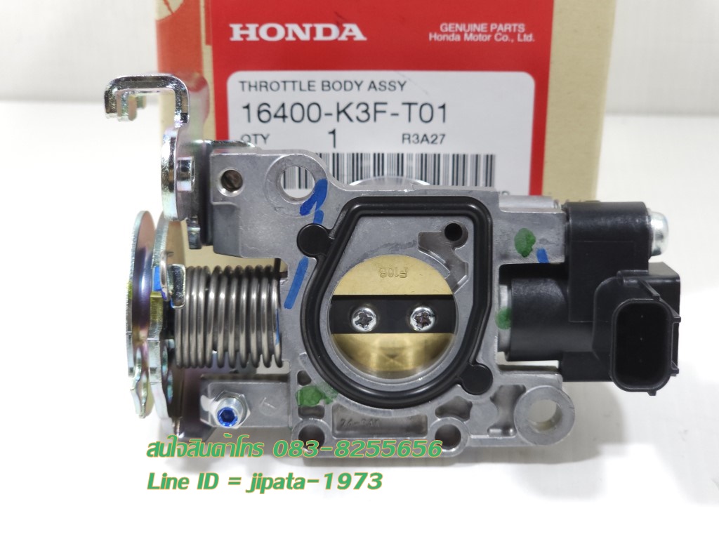 (Wave 125 i) ชุดเรือนลิ้นเร่ง Honda Wave 125 i LED ปี 2023 (2 สาย)(Y5CA) แท้