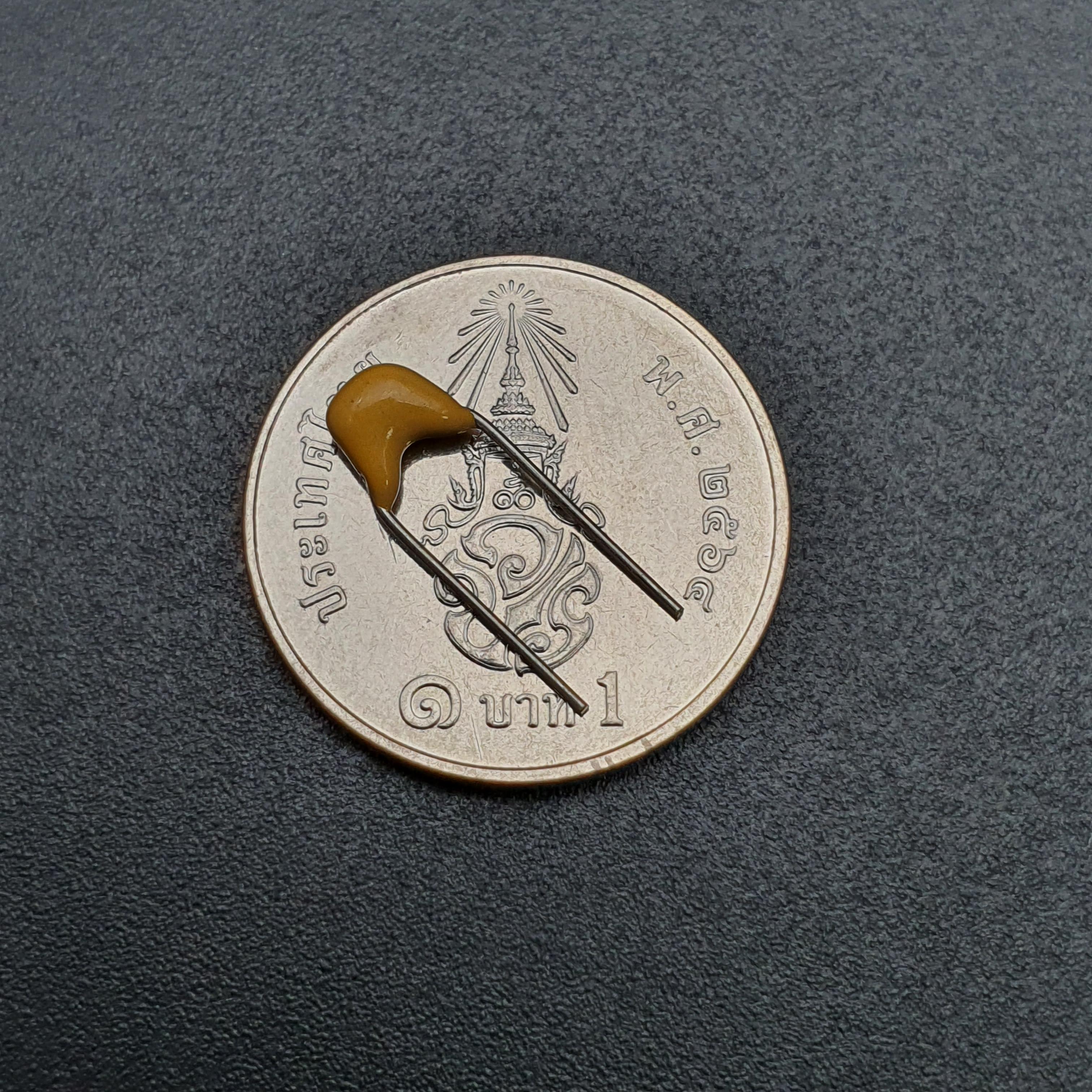 ตัวเก็บประจุ Ceramic Capacitor ตัวเก็บประจุชนิดเซรามิก 1 uF 50V จำนวน 1 ชิ้น