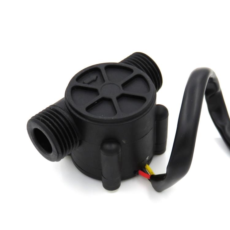 Water Flow Sensor 1-30L/min แรงดันไม่เกิน 2.0MPa ขนาดท่อ 1/2" (YF-S201B) สีขาว