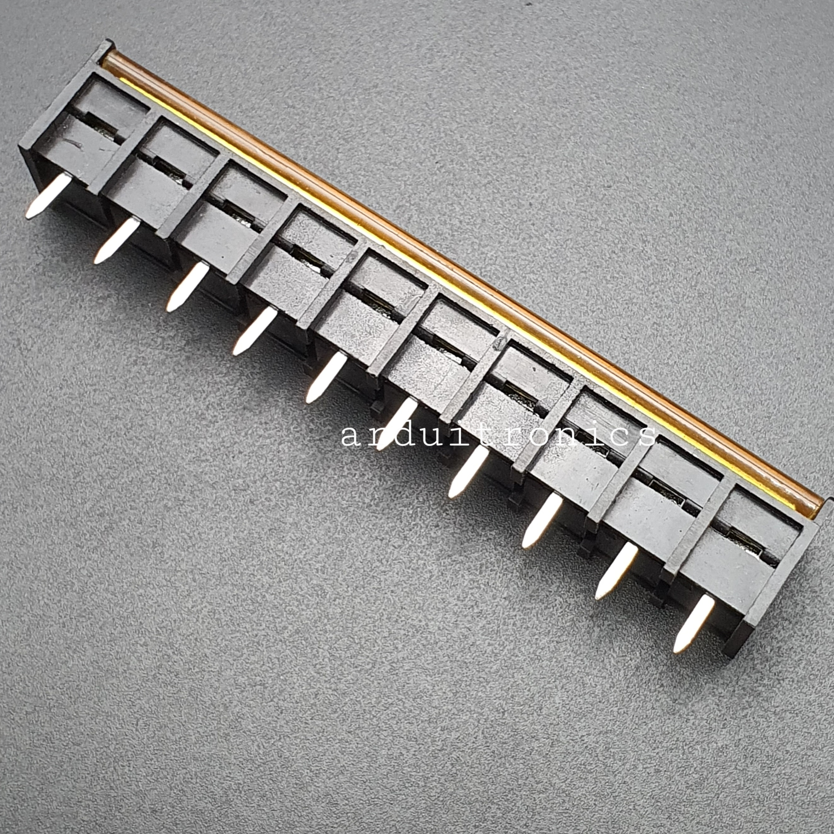 ขั้วต่อ Terminal Block HB-9500 (25A) แบบ 10 ช่อง แบบมีฝาครอบ