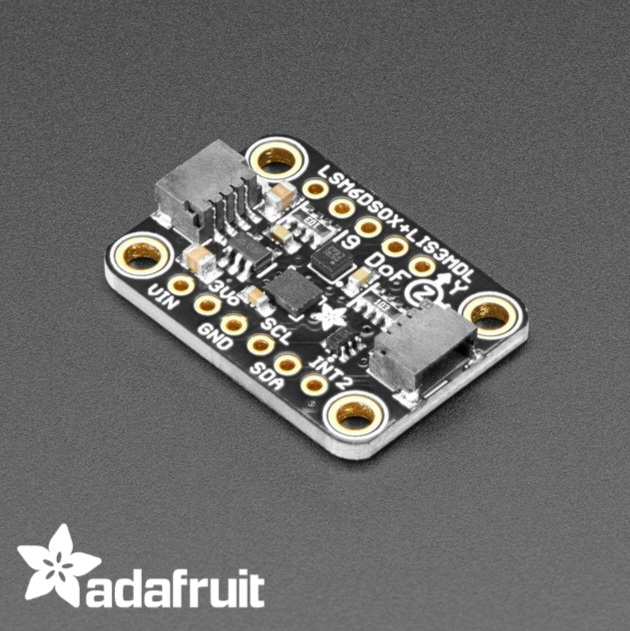 Adafruit LSM6DSOX + LIS3MDL - Precision 9 DoF IMU - STEMMA QT / Qwiic (ของแท้จาก Adafruit)