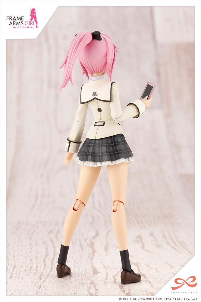 Sousai Shoujo Teien x Frame Arms Girl Ao Gennai [Wakaba Girls High School Winter Clothes] Dreaming Style Happy Monochrome