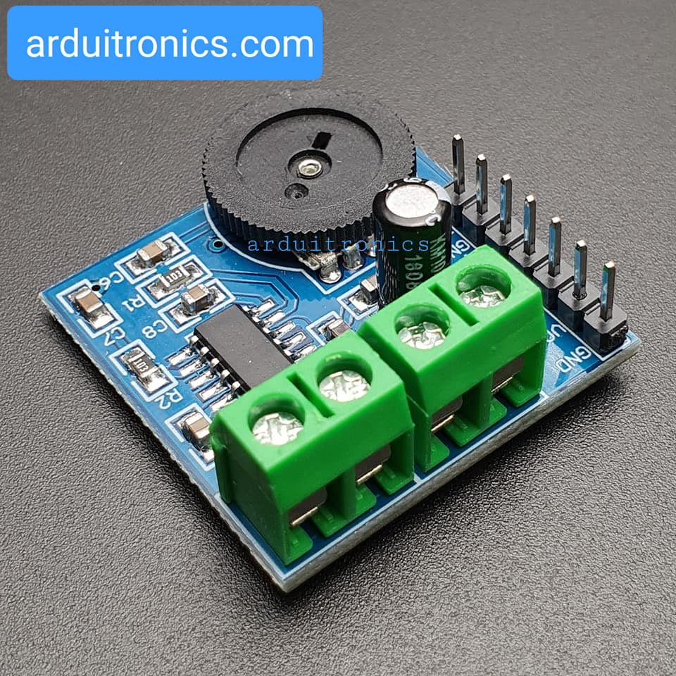บอร์ดขยายเสียง PAM8403 3W+3W พร้อมโวลุ่มปรับเสียง PAM8403 3W+3W Power Amplifier Module