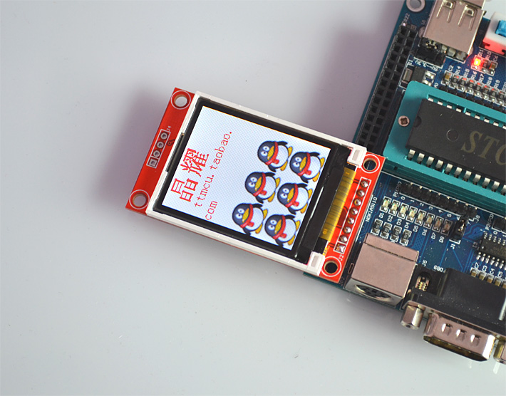 จอแสดงผล TFT LCD ขนาด 1.8" พร้อมช่องเสียบ SD Card