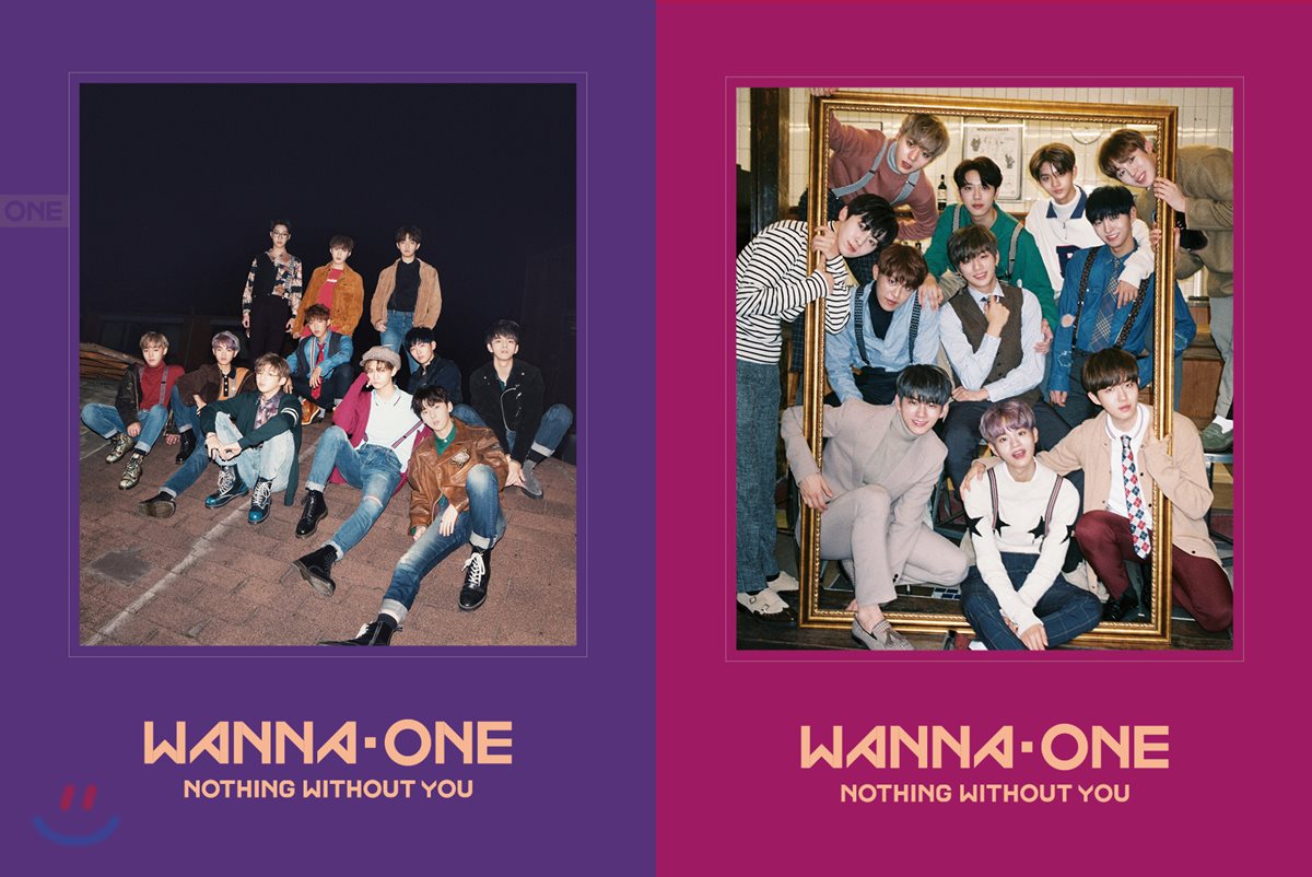 WANNA ONE - To Be One Prequel Repackage Album [1-1=0(NOTHING WITHOUT YOU)] set 2 ปก พร้อมส่ง