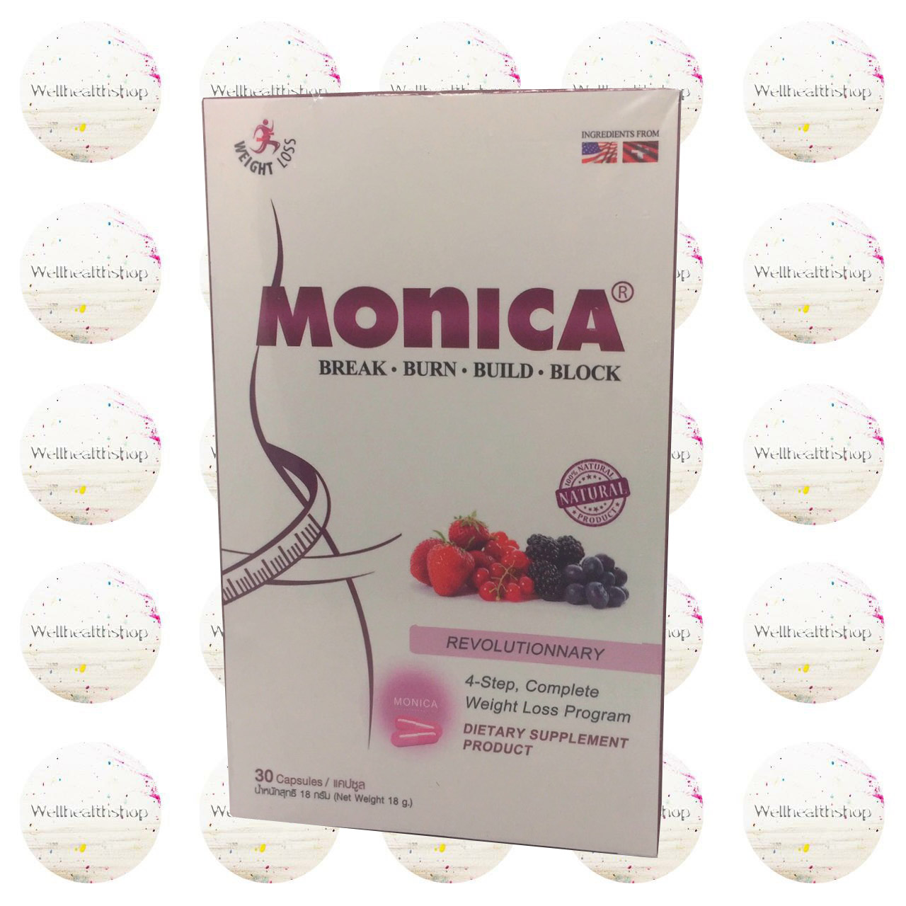 Monica โมนิก้า อาหารเสริมควบคุมน้ำหนัก ควบคุมไขมัน