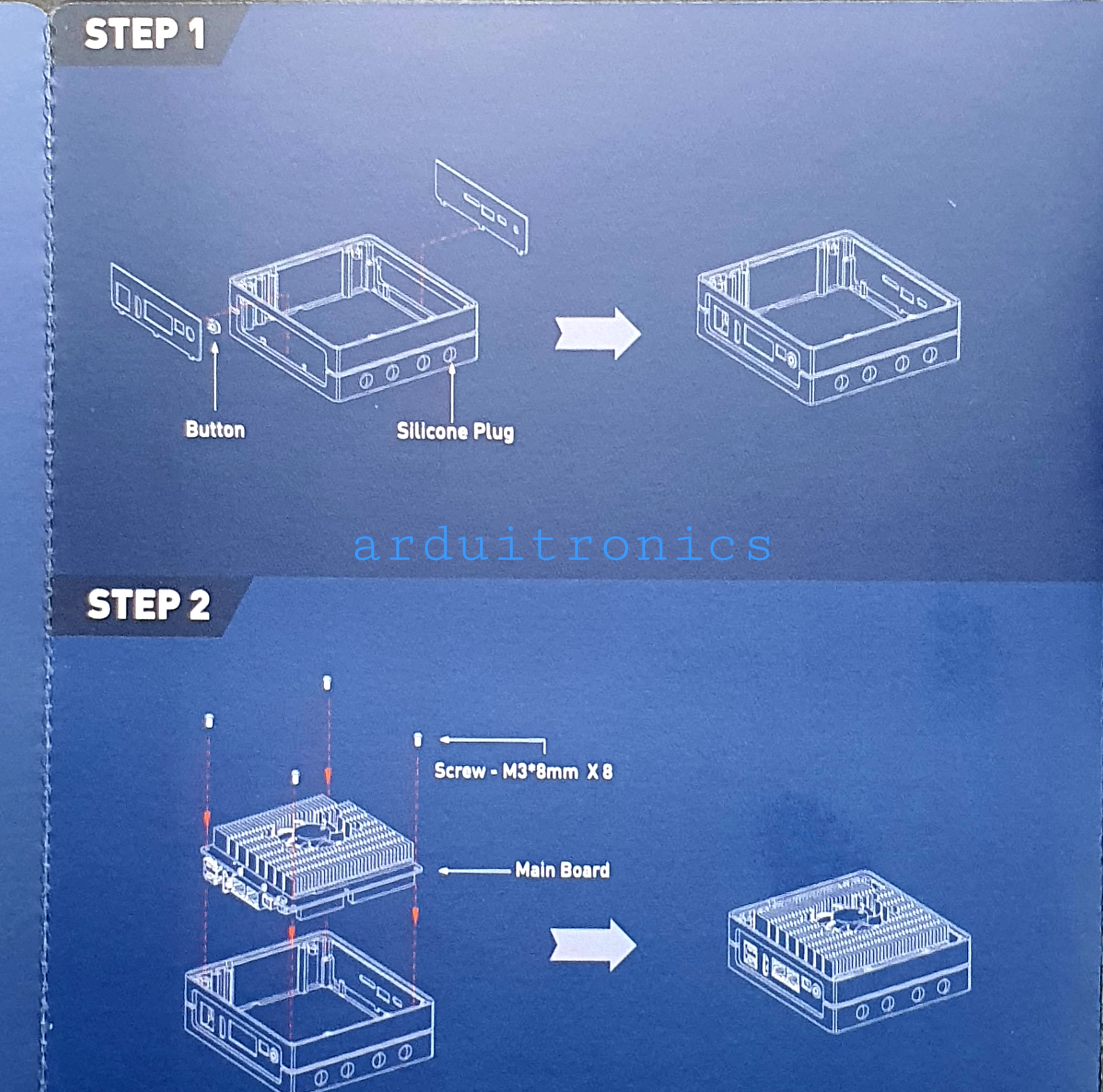 [สินค้า Pre-order] Jetson SUB Mini PC-Blue with Jetson Xavier NX Module, Aluminium Case with Cooling Fan, 128GB SSD, WiFi, Antennas and pre-installed JetPack System - Seeed Nvidia