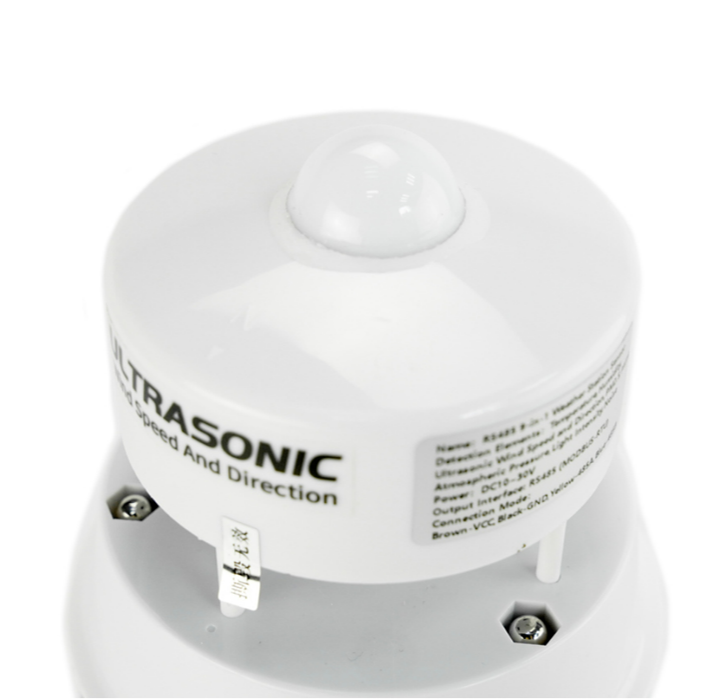 Ultrasonic 9-in-1 RS485 Weather Sensor for Arduino (Wind Speed, Wind Direction, Temp, Humidity, Pressure, Light, Noise, PM2.5, PM10) - DFRobot