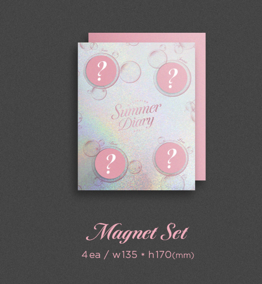 BLACKPINK -BLACKPINK 2021 SUMMER DIARY แบบ kit แบบ ได้ ของแถม เพิ่ม จาก เค ทาว