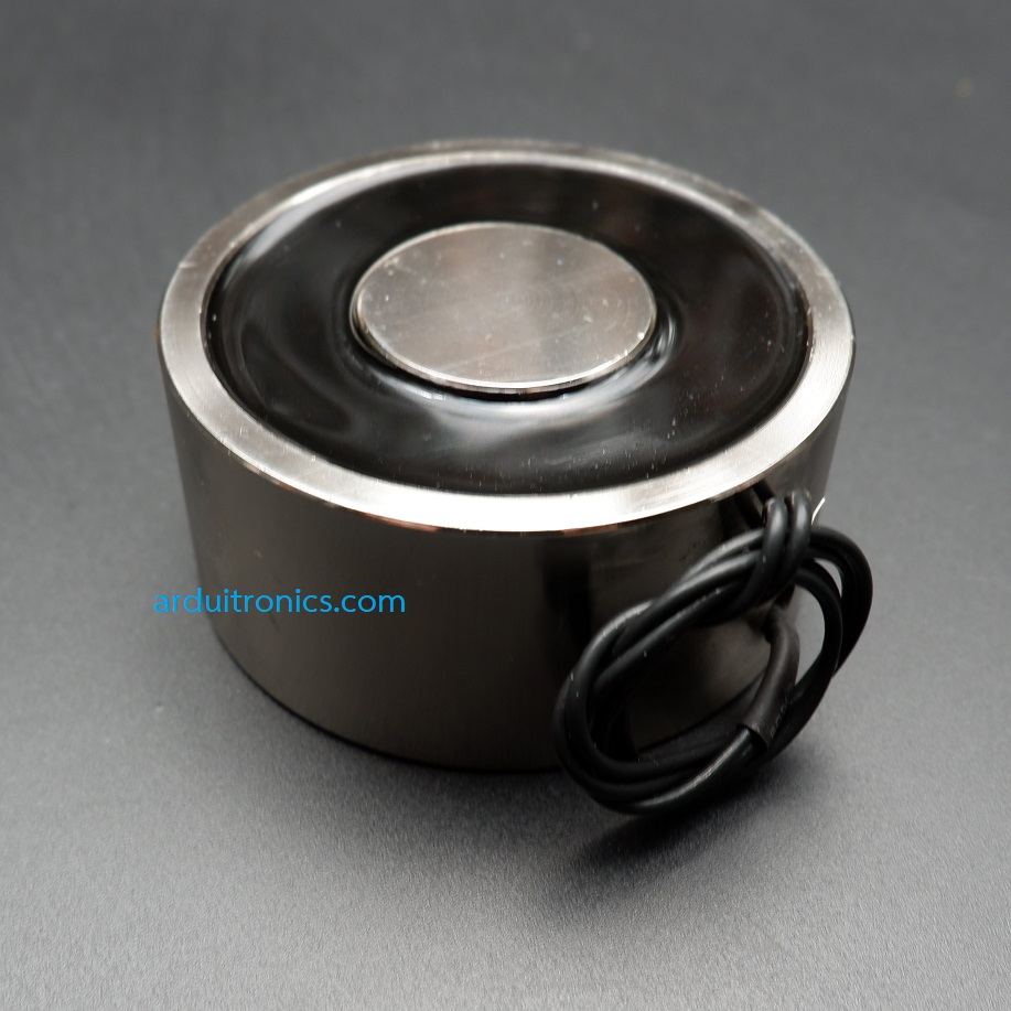 24V Electric Lifting Magnet 80Kg / Electromagnet Solenoid Lift Holding 80Kg