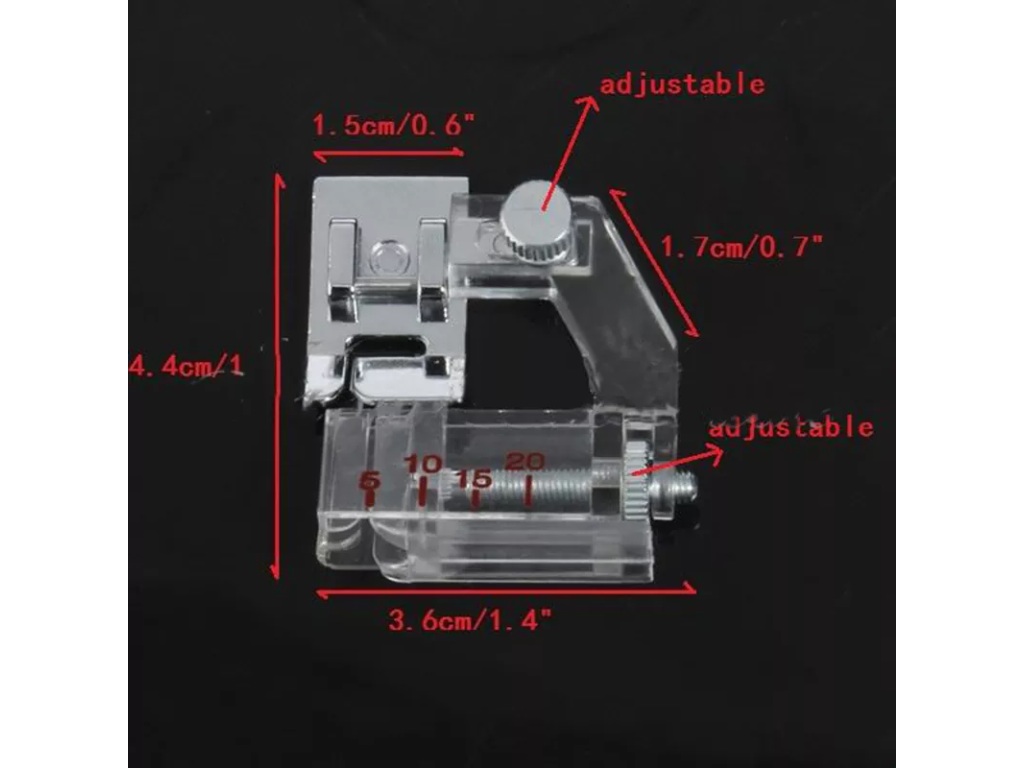 อุปกรณ์เย็บผ้า ตีนผี ตีนผีกุ๊นขอบผ้า