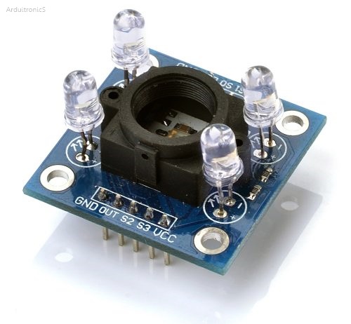 RGB Color Sensor Module GY-31 (TCS230/TCS3200) with Anti-light Interference