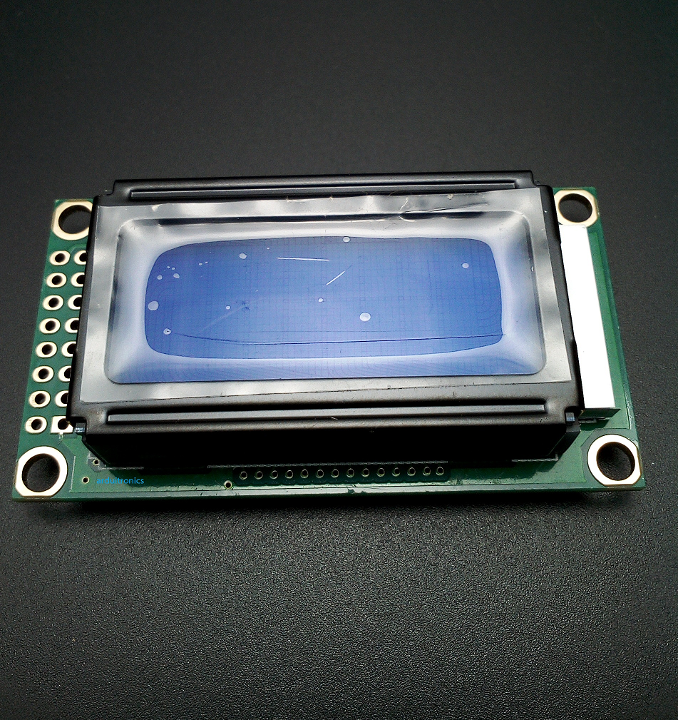 LCM0802B 5V 8x2 Character LCD 0802 (Blue Screen with Backlight)