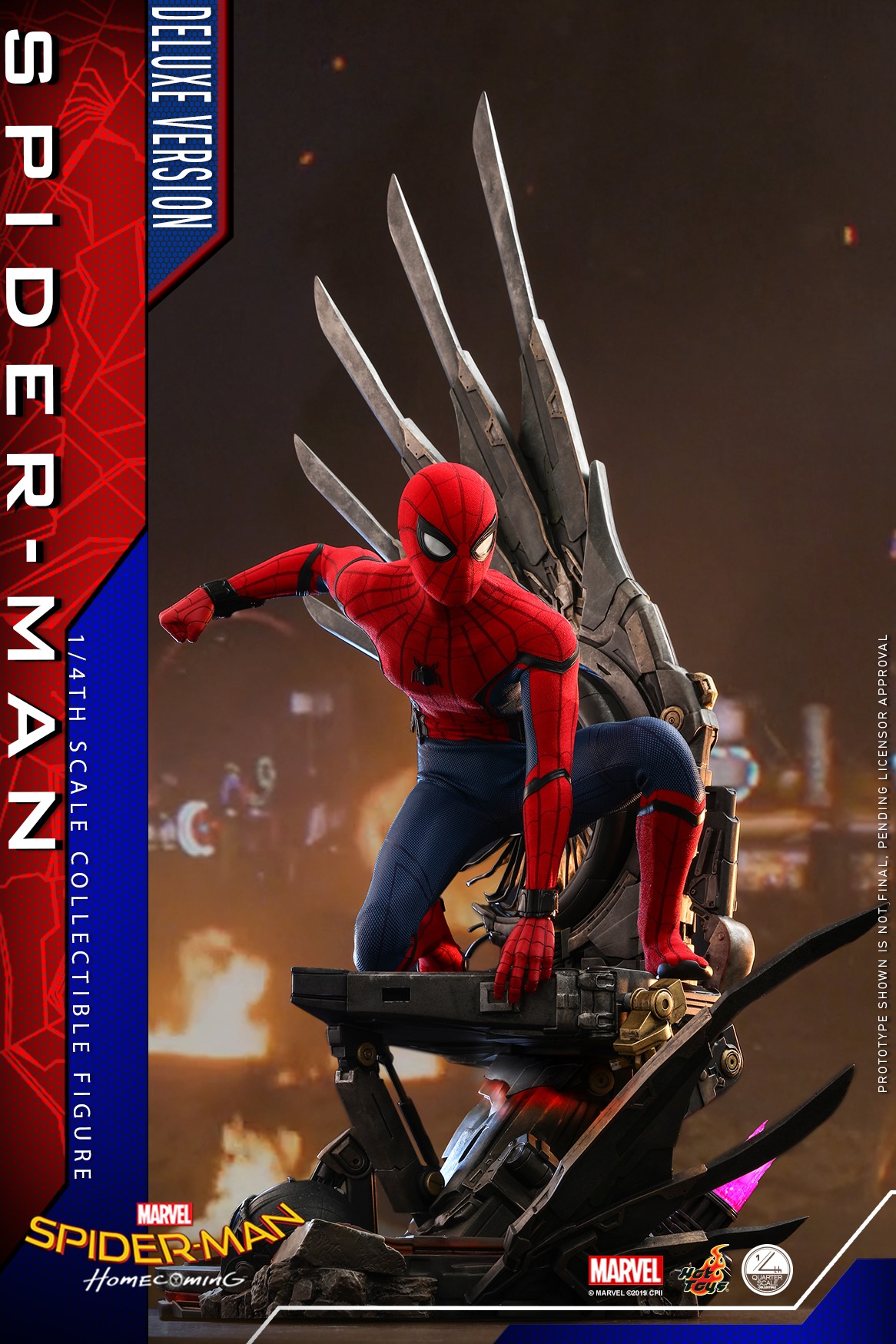 "Pre-Order" Hot Toys Spider-Man: Homecoming - 1/4th scale Spider-Man Collectible Figure (Deluxe Version)
