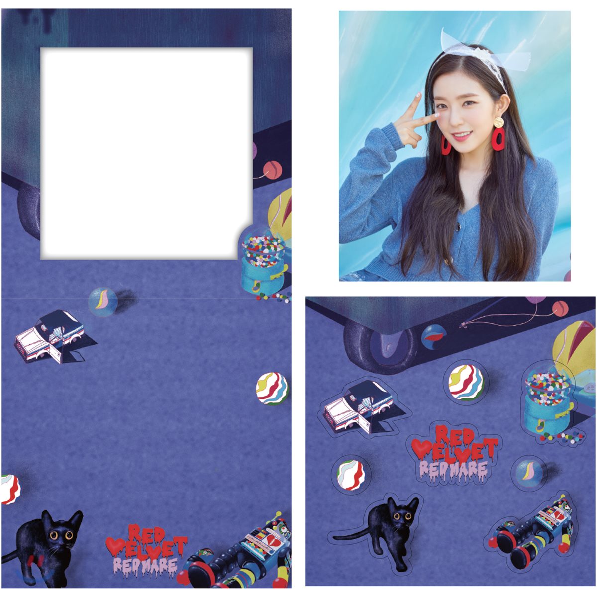 Red Velvet - ของหน้าคอน Red Velvet 2nd concert 'Redmare' Official Goods - Invitation card ระบุชื่อ