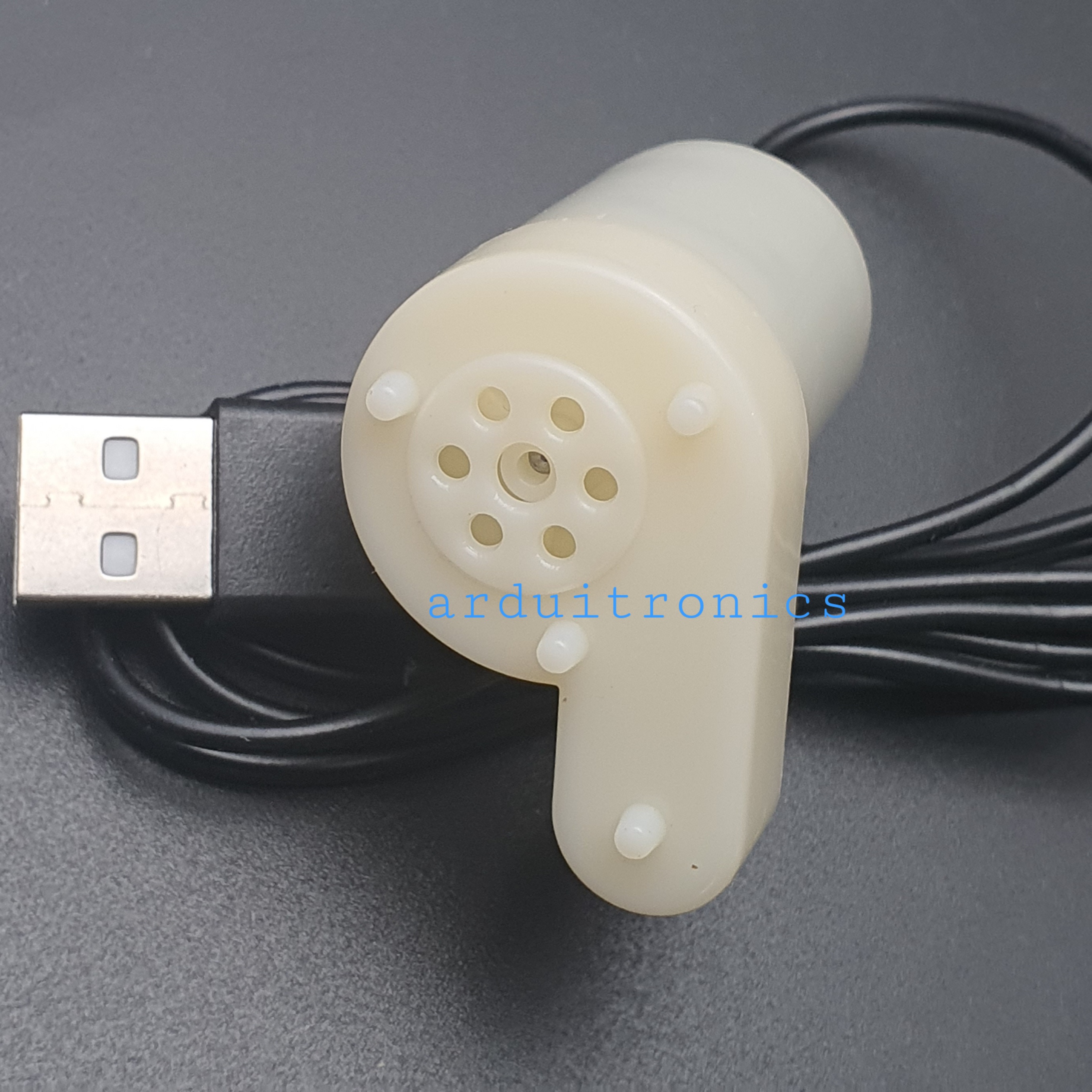 Mini DC Water Pump (DC 3V-5V) ปั๊มน้ำ USB ขนาดเล็ก 3-5V สีขาว แนวตั้ง