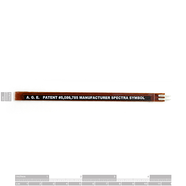 Flex Sensor 4.5" (Sparkfun / Adafruit, USA)